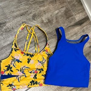 Lot of 2 Jolyn Sports Bras Size Large - NWOT